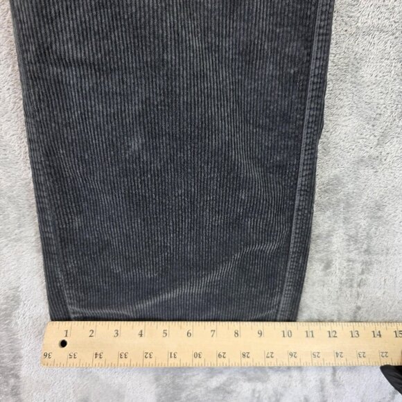 Uniqlo Comptoir des Cotonniers Pants Womens XS Gray Corduroy Wide Leg Stretch - Picture 9 of 13